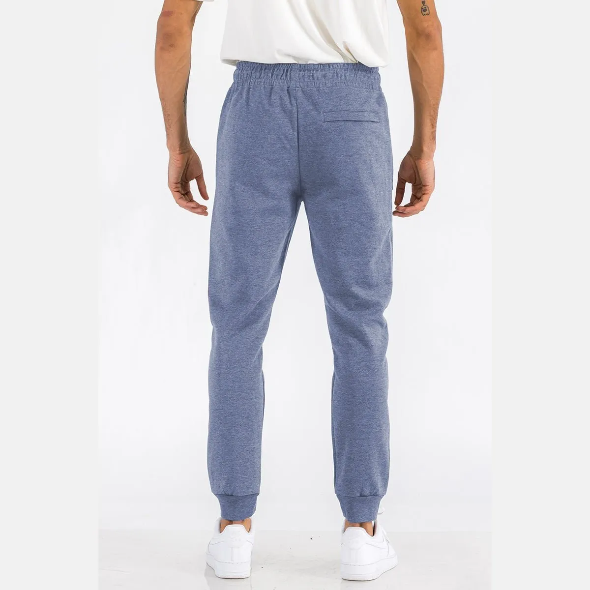 Heathered Cotton Sweats - Denim Navy