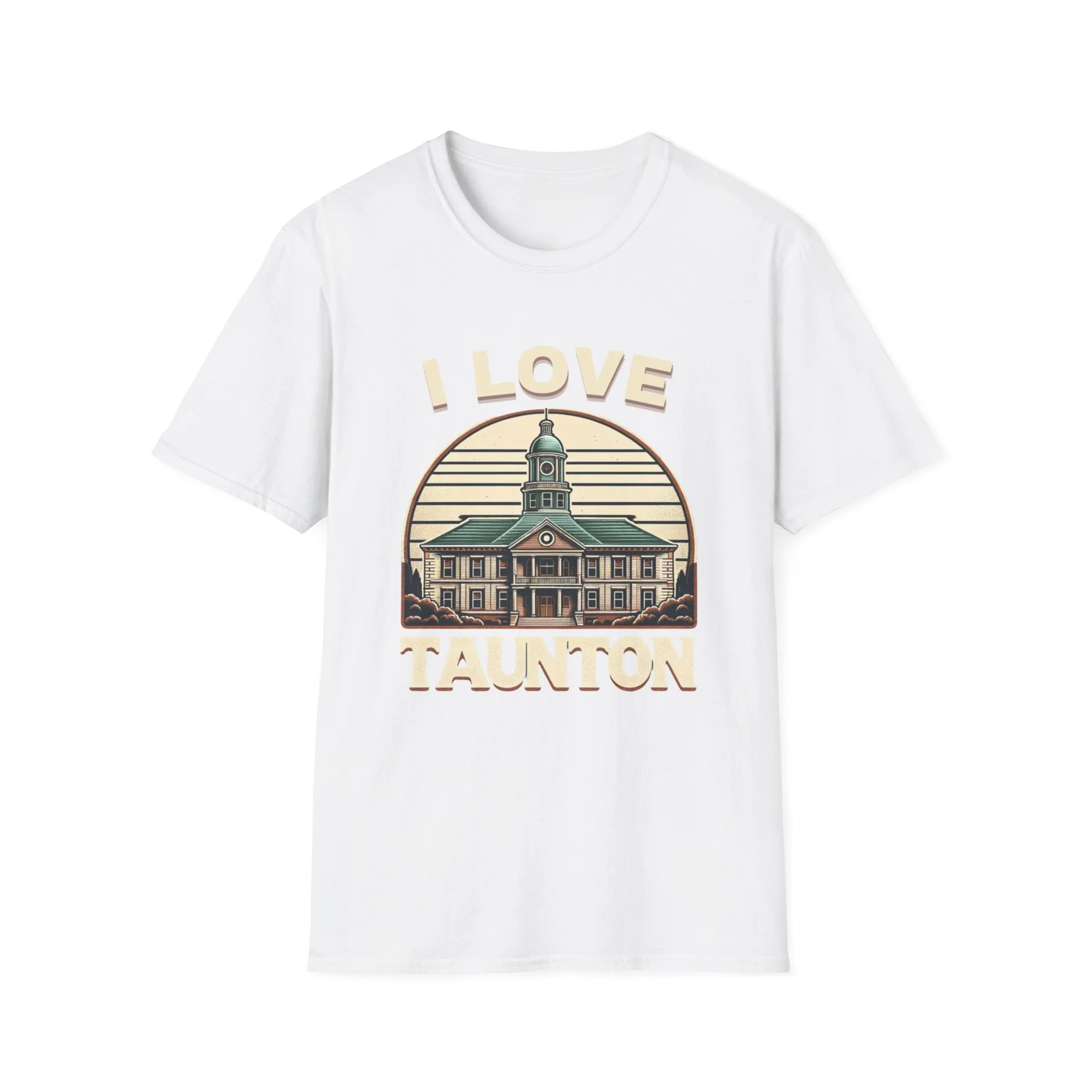 i Love Taunton  Courthouse Unisex Softstyle T-Shirt