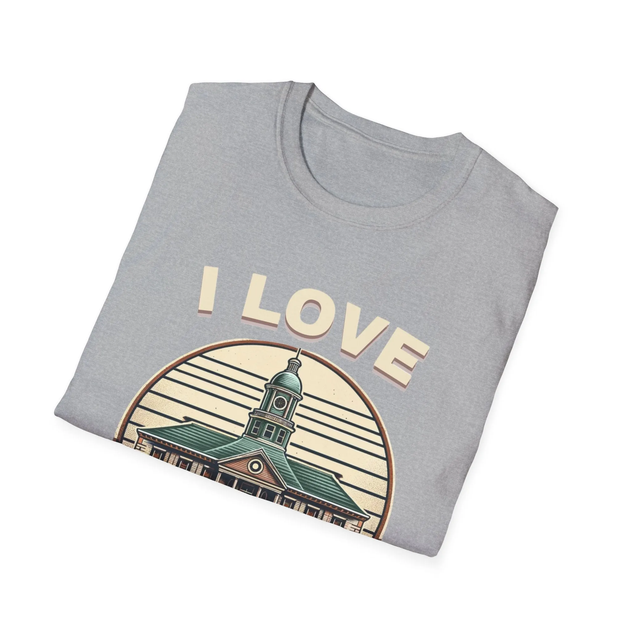 i Love Taunton  Courthouse Unisex Softstyle T-Shirt