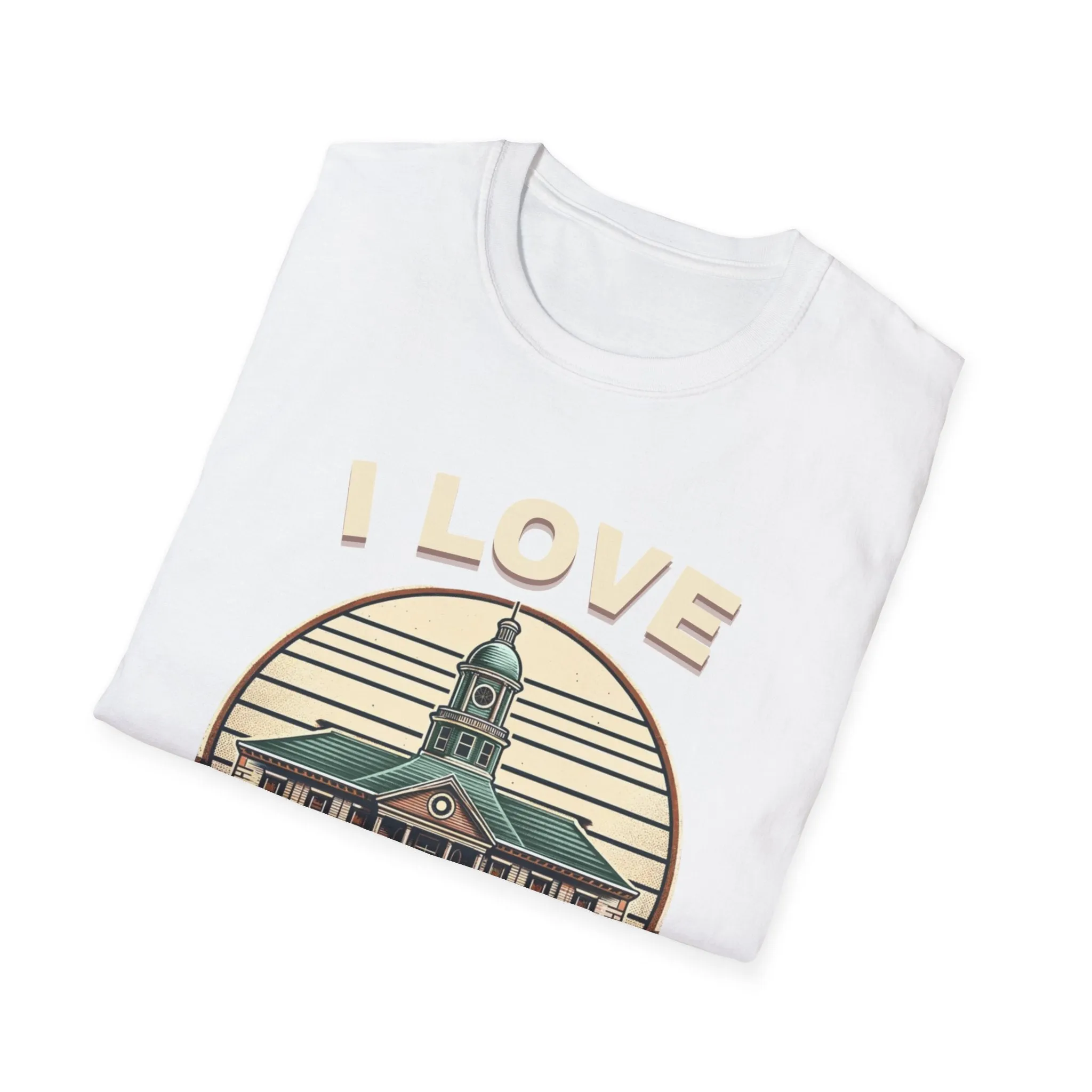 i Love Taunton  Courthouse Unisex Softstyle T-Shirt