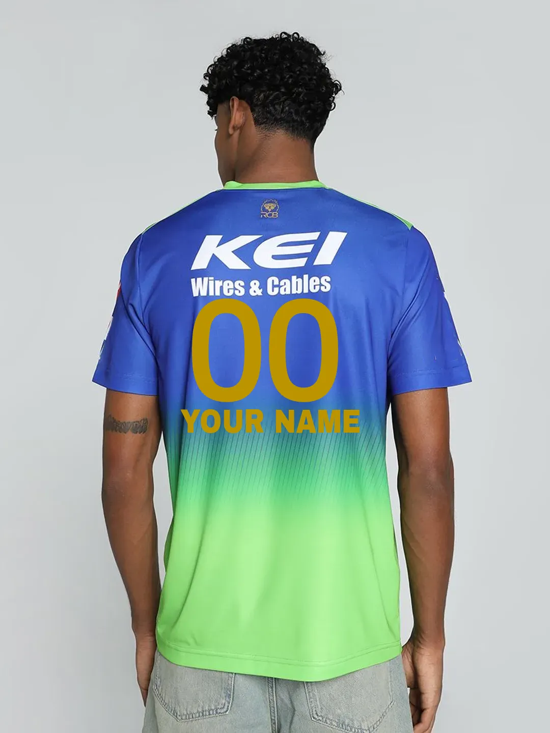 IPL customized RCB green Jersey 2024 player-Edition