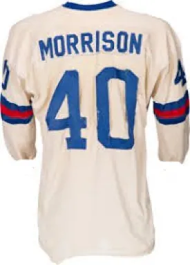 Joe Morrison New York Giants Long Sleeve Vintage Style Throwback Football Jersey