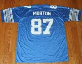 Johnnie Morton Detroit Lions Throwback Football Jersey