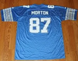 Johnnie Morton Detroit Lions Throwback Football Jersey