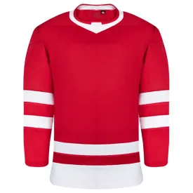 Kobe K3GLI Red/White Premium League Hockey Jersey