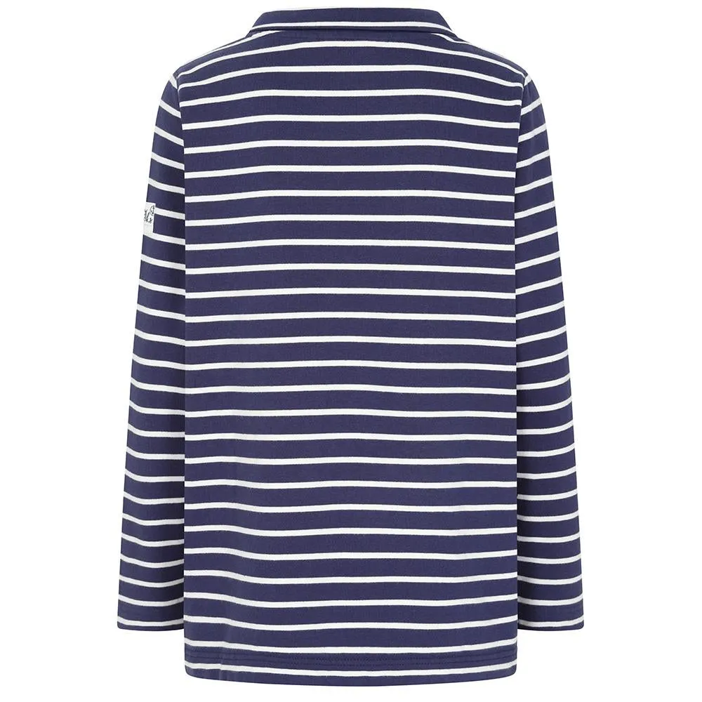 Lazy Jacks Striped Roll Neck Sweatshirt LJ94S