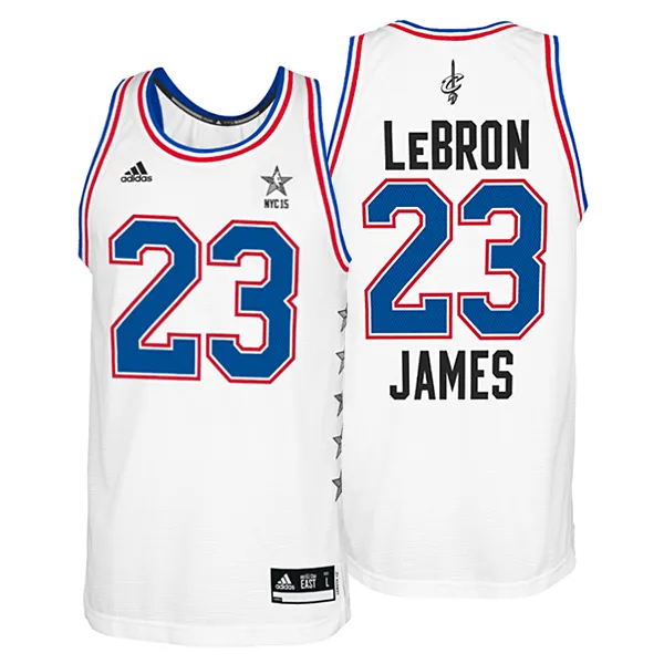 LeBron James #23 Cleveland Cavaliers Adult NBA Replica White Eastern Conference All Star Jersey