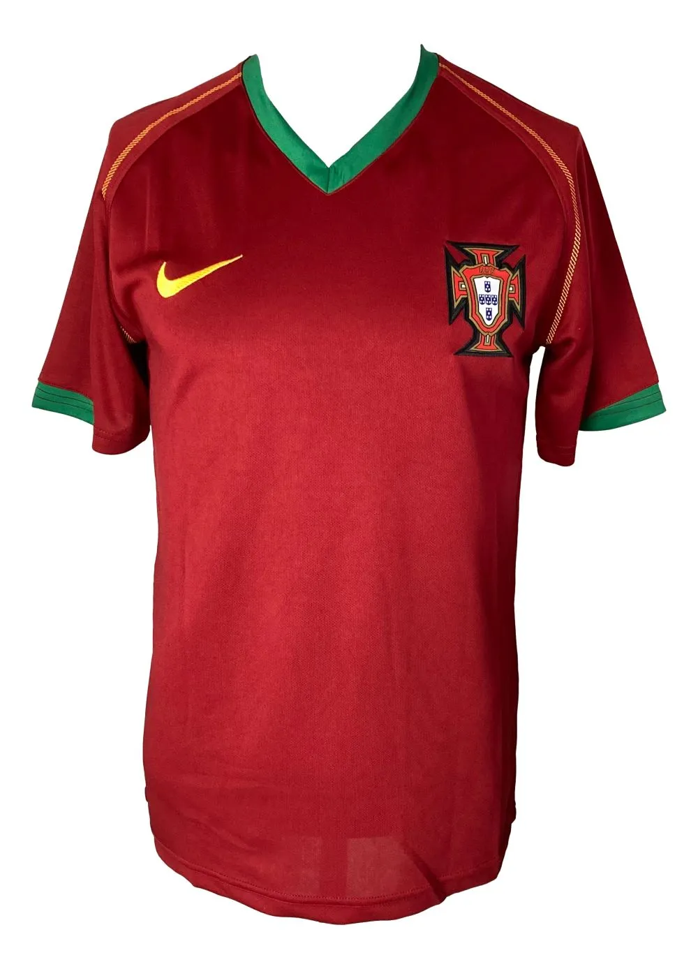 Luis Figo Signed Portugal Nike Soccer Jersey BAS