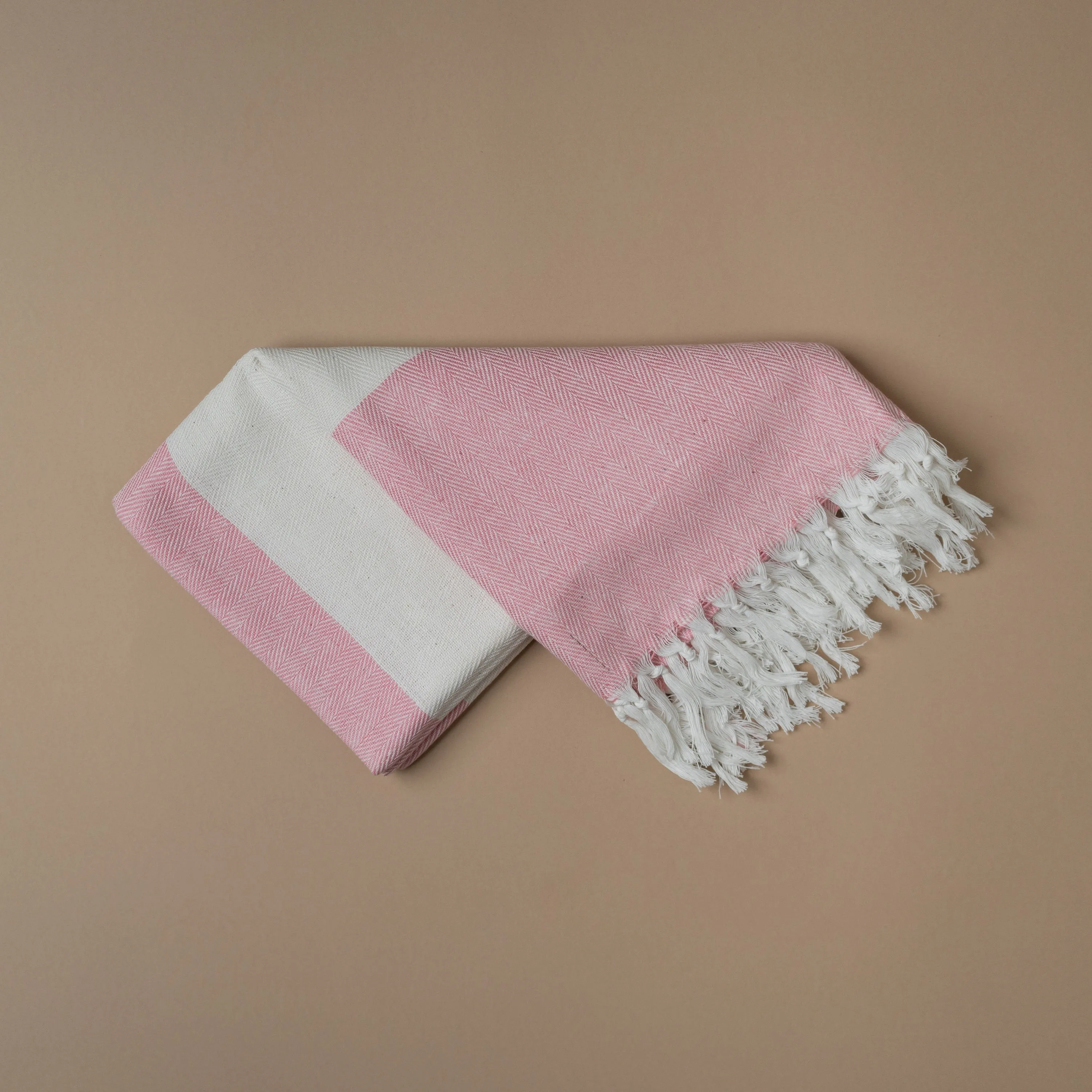 Manjistha Pink combo - organic yoga rug   herbal towel