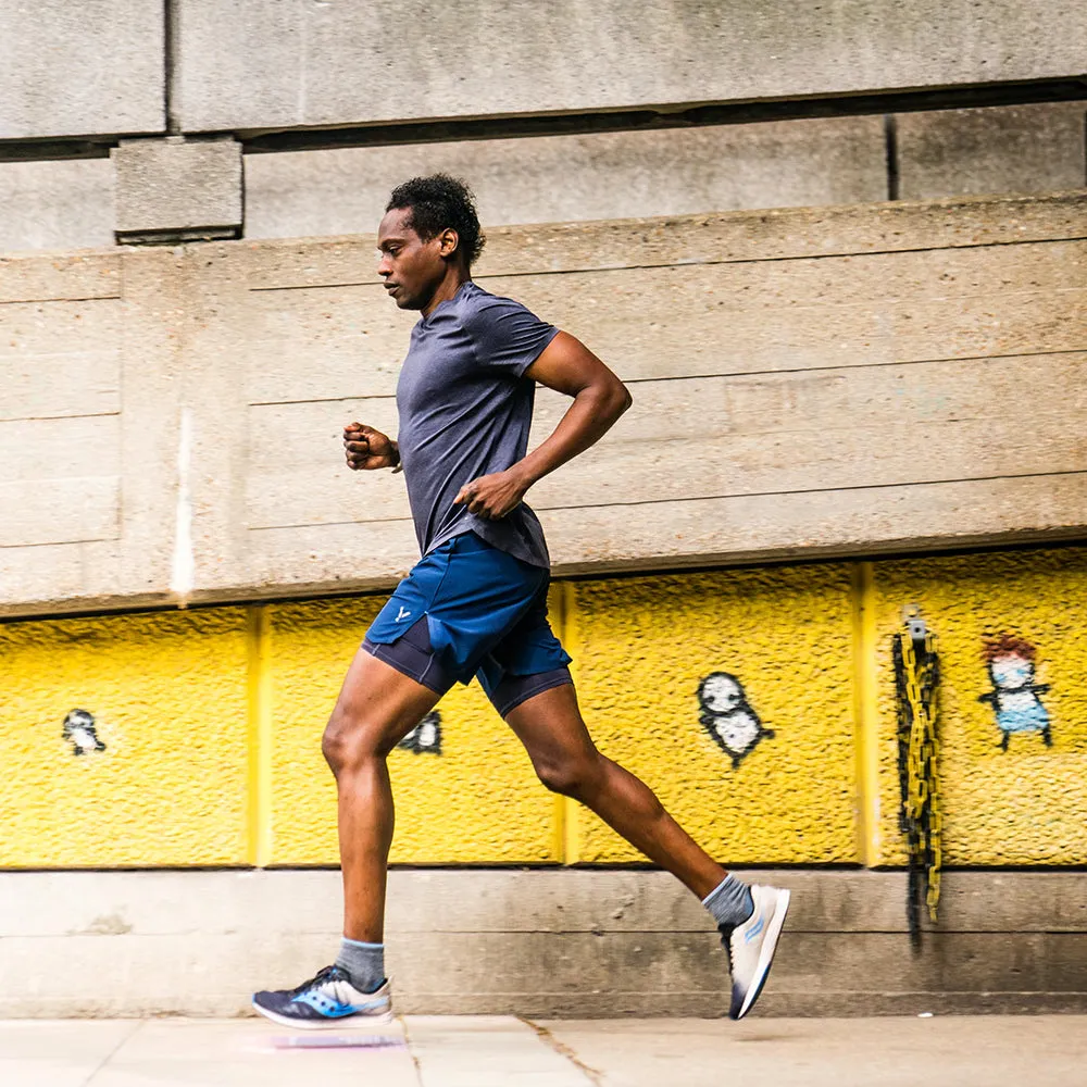 Mens Swift 2-In-1 Shorts (Navy)