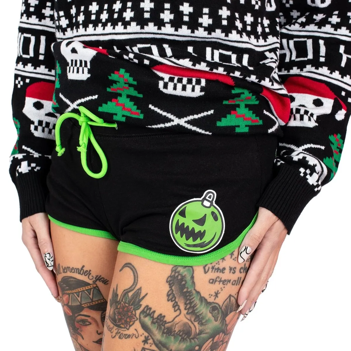 Merry Creepmas Christmas Short Shorts