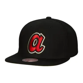 Mitchell & Ness Team Classic Snapback Coop Atlanta Braves