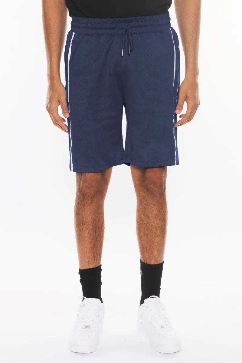 Navy Tape Shorts