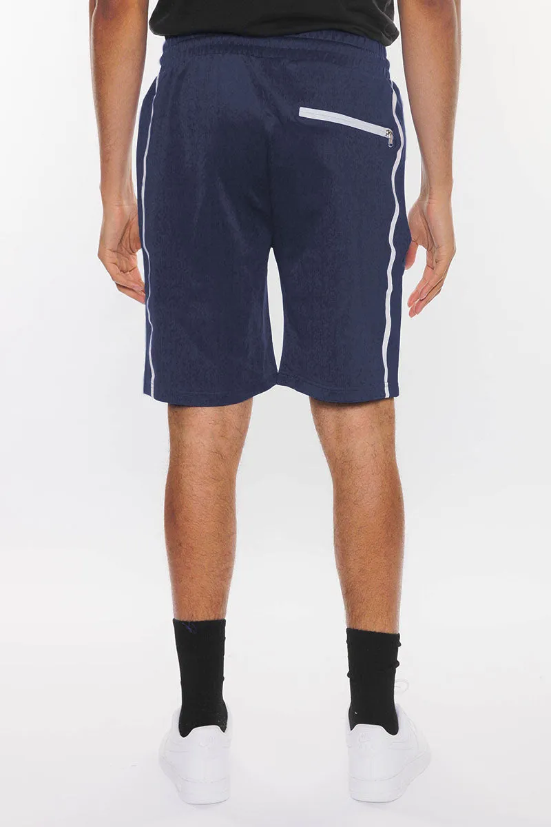 Navy Tape Shorts