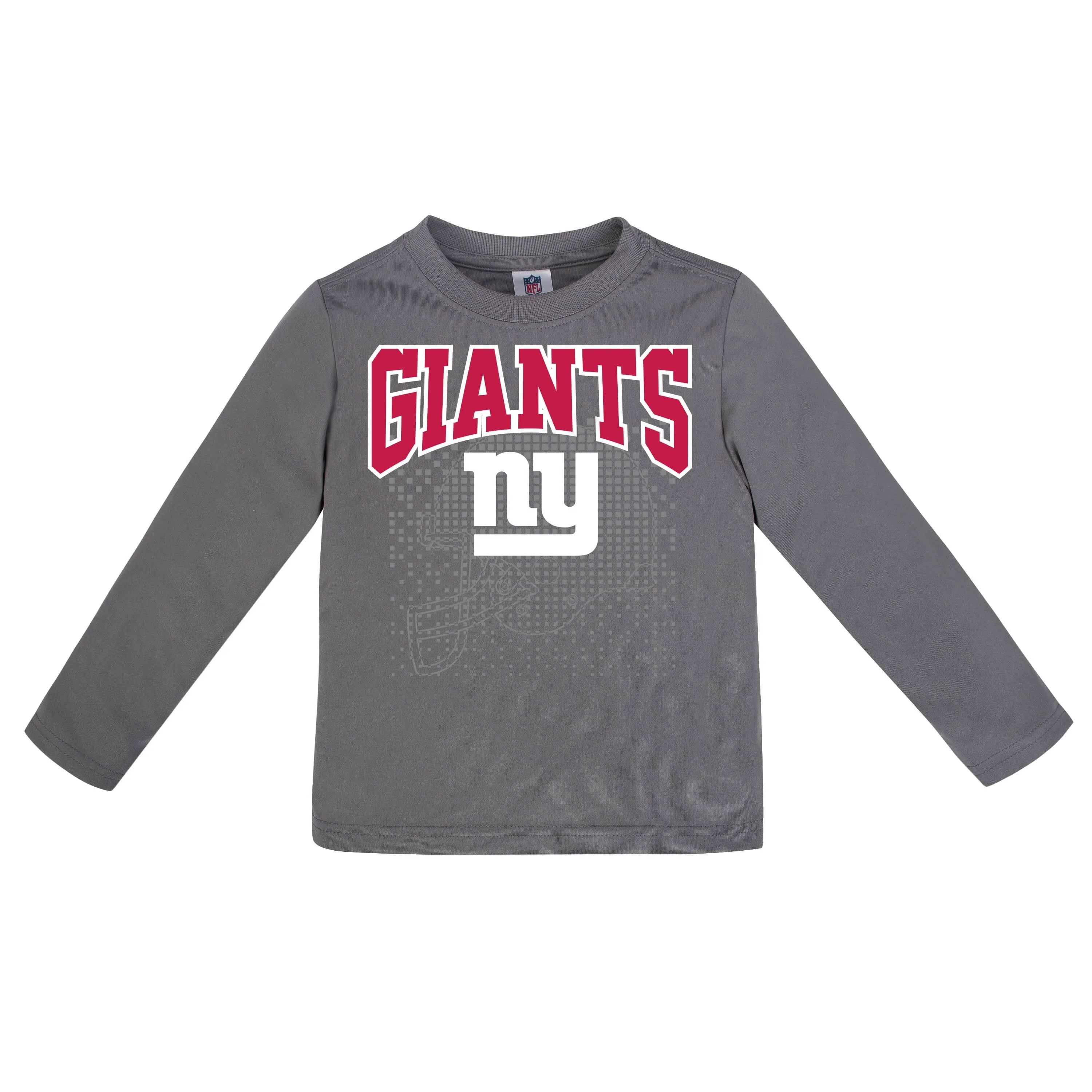 New York Giants Boys Long Sleeve Tee Shirt