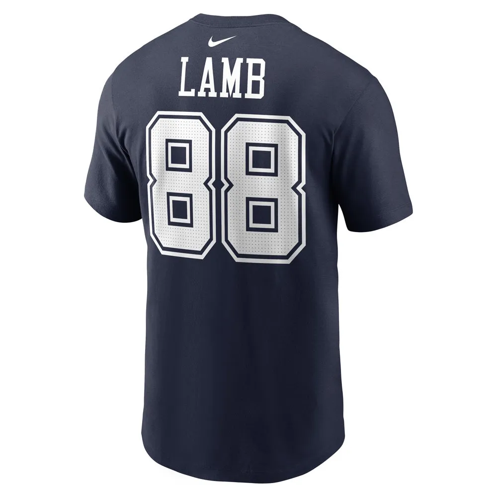 NFL Dallas Cowboys CeeDee Lamb Nike Player Pride Name & Number Tee