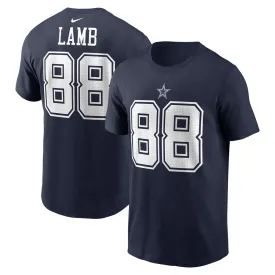 NFL Dallas Cowboys CeeDee Lamb Nike Player Pride Name & Number Tee