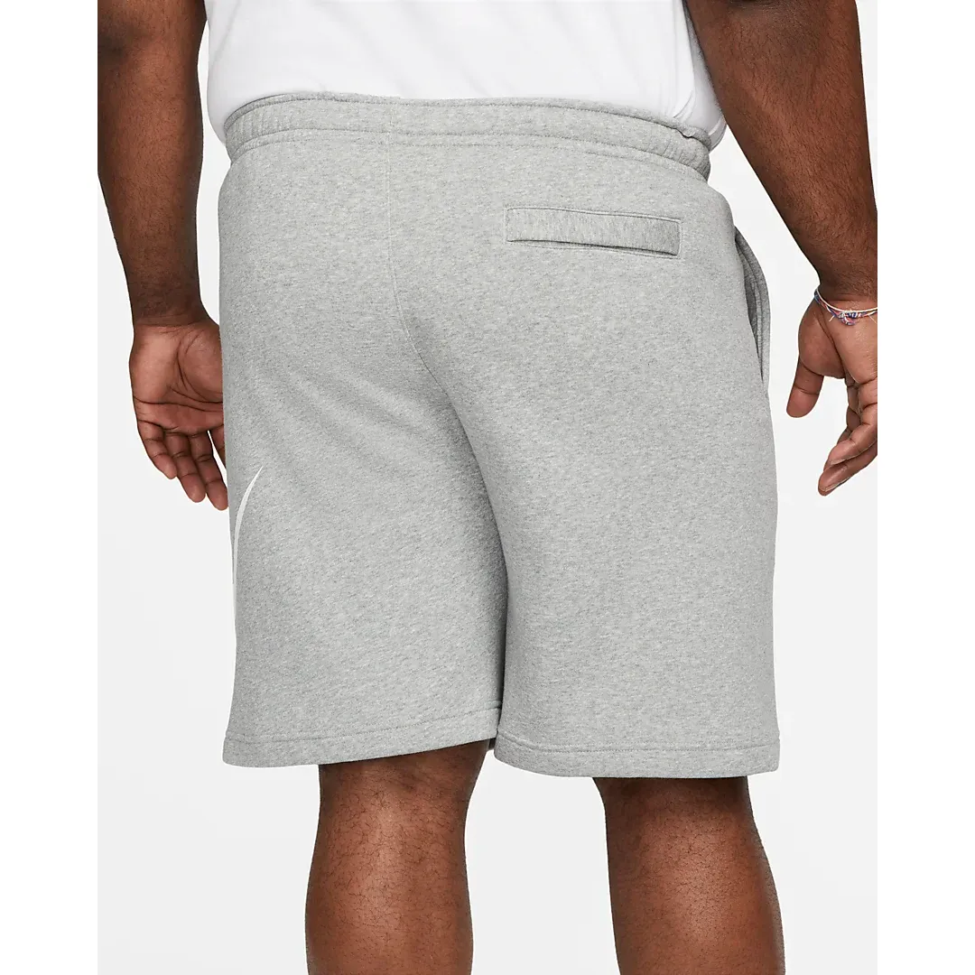 Nike Men's Sportswear Club Shorts - Dark Grey Heather / White