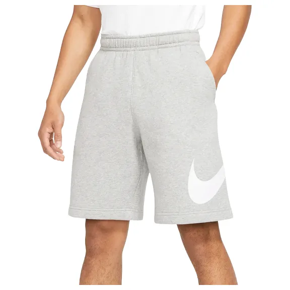 Nike Men's Sportswear Club Shorts - Dark Grey Heather / White