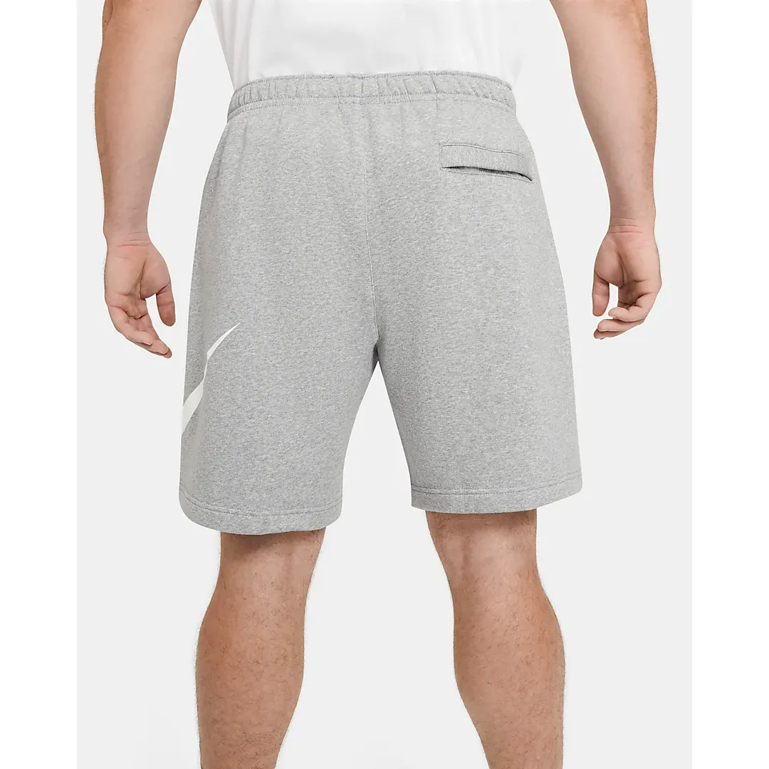 Nike Men's Sportswear Club Shorts - Dark Grey Heather / White