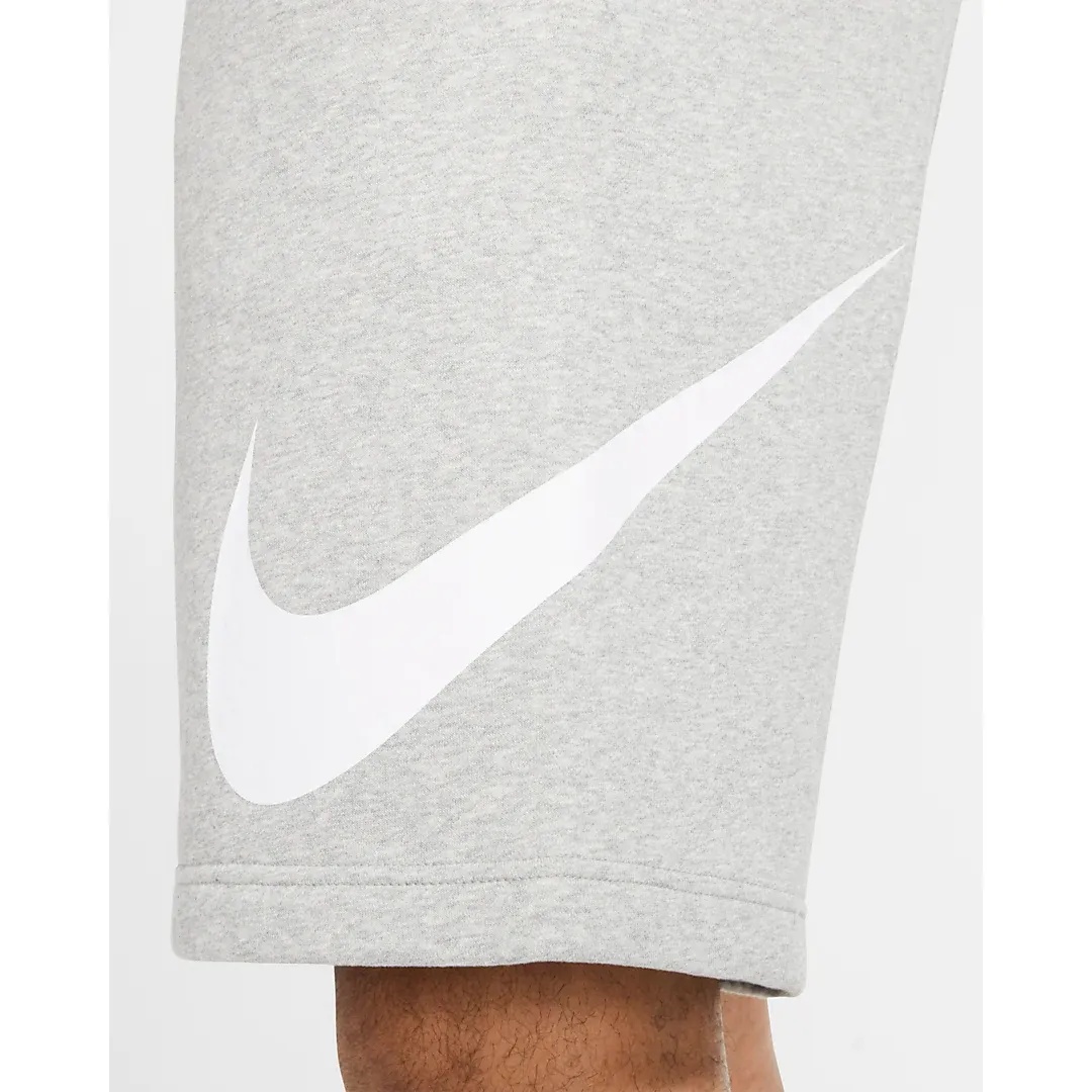 Nike Men's Sportswear Club Shorts - Dark Grey Heather / White