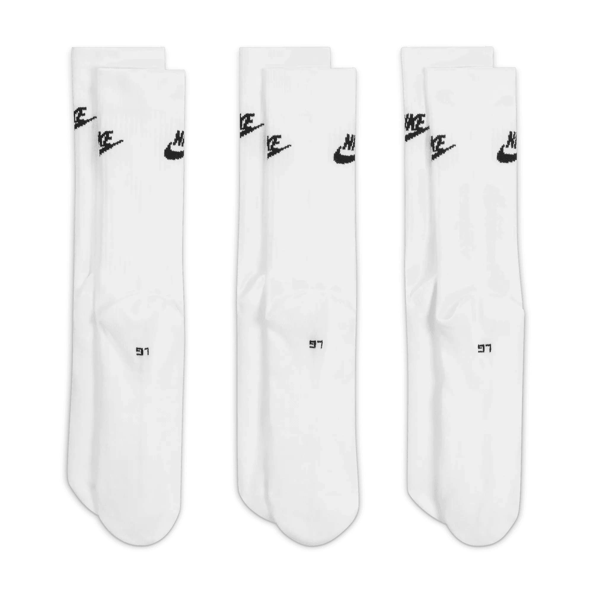 Nike Sportswear Everyday Essential Crew Socks (3 Pairs) DX5025-100