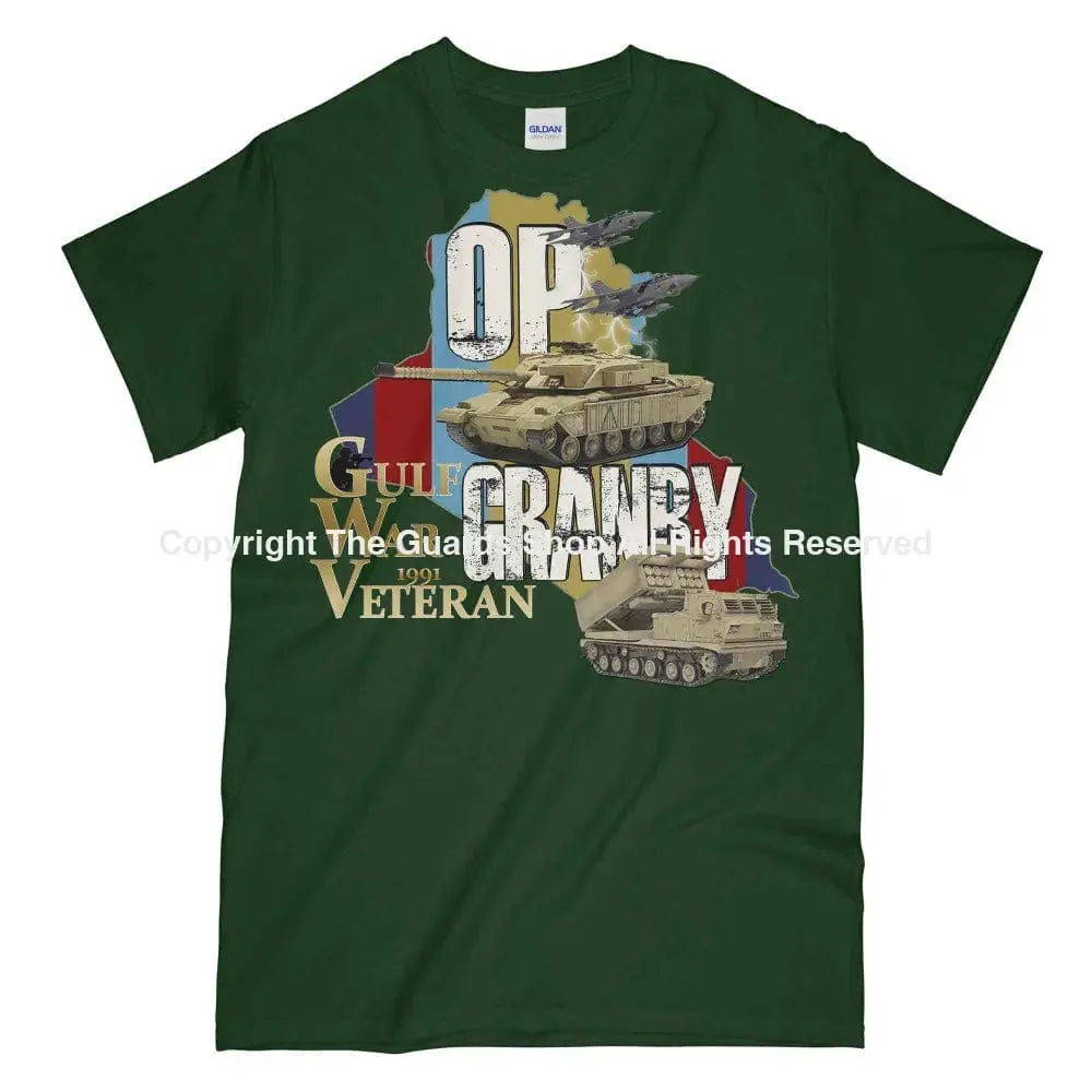 OP GRANBY GULF WAR VETERAN Printed T-Shirt