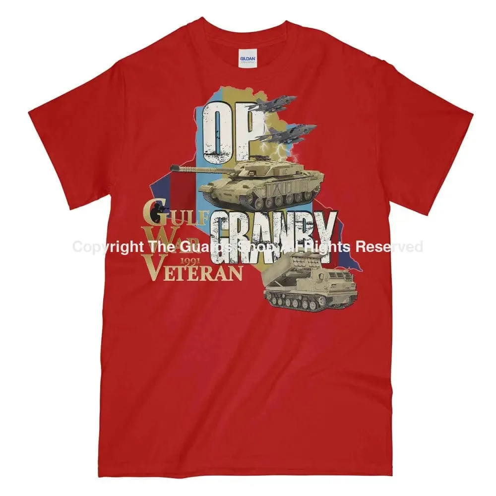 OP GRANBY GULF WAR VETERAN Printed T-Shirt