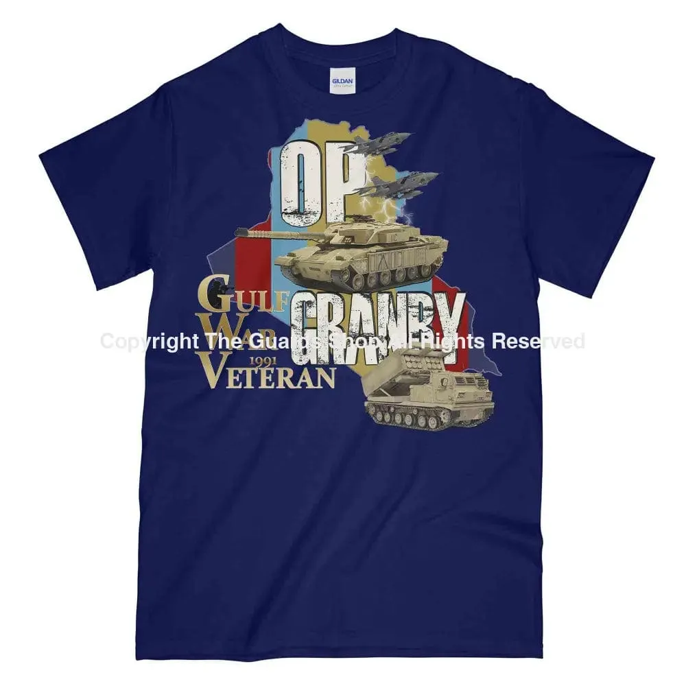 OP GRANBY GULF WAR VETERAN Printed T-Shirt