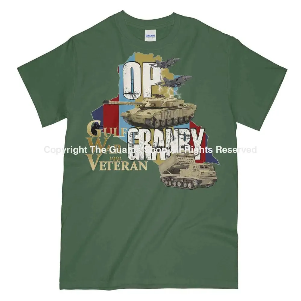 OP GRANBY GULF WAR VETERAN Printed T-Shirt