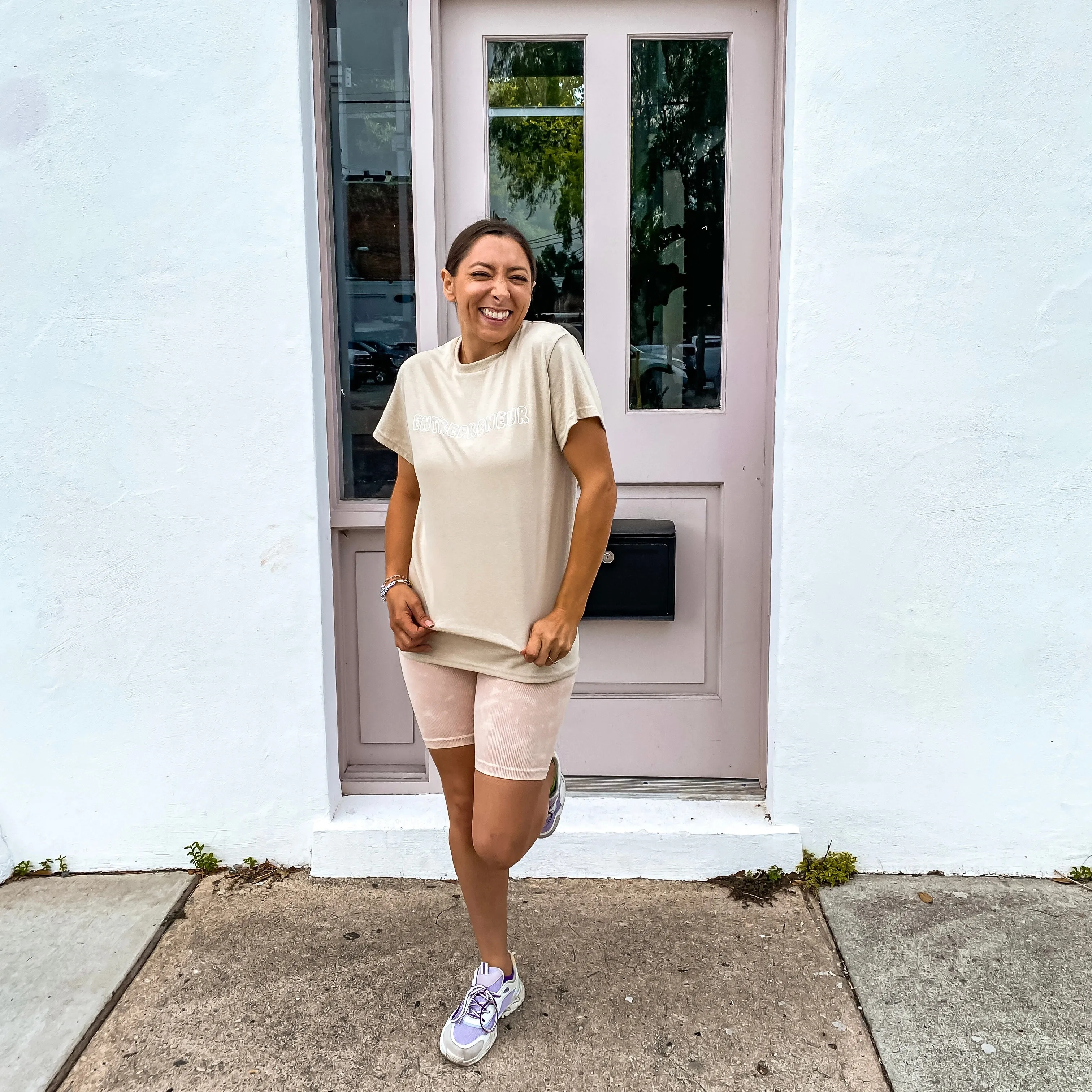 Pastel Pink Bike Shorts