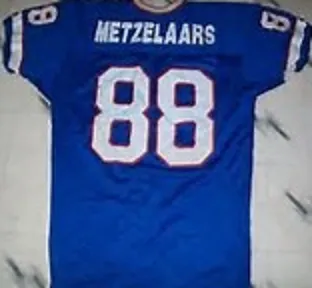 Pete Metzelaars Buffalo Bills Throwback Football Jersey