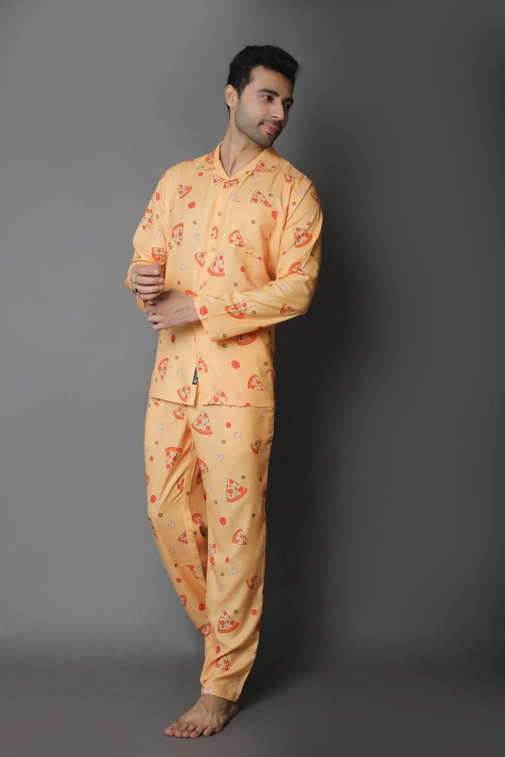 Pizza Printed Nightwear