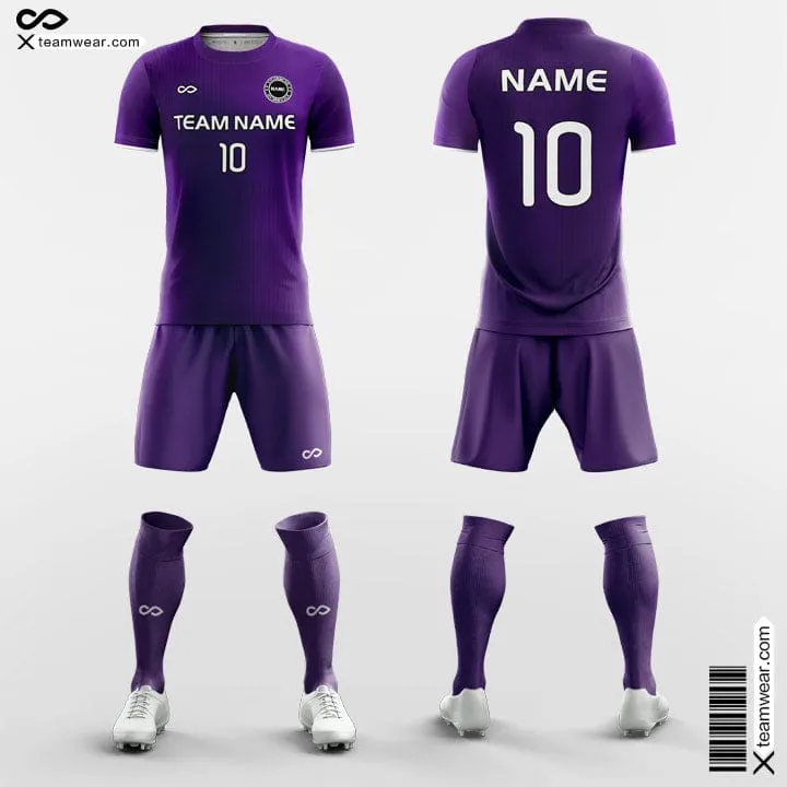 Purple Stripe - Custom Youth Soccer Uniforms Sublimated