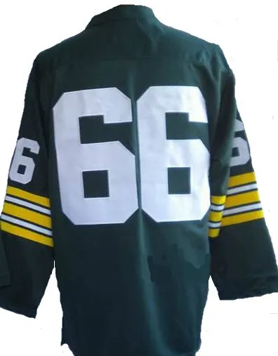 Ray Nitschke Green Bay Packers Long Sleeve Vintage Style Throwback Jersey