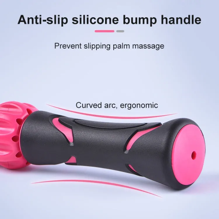 Relieving Muscle Soreness and Cramping Muscle Roller Stick Body Massage Roller(Black)