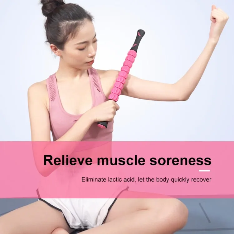 Relieving Muscle Soreness and Cramping Muscle Roller Stick Body Massage Roller(Black)