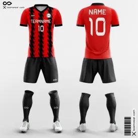 Retro Stripe - Custom Soccer Jerseys Kit Sublimated for University