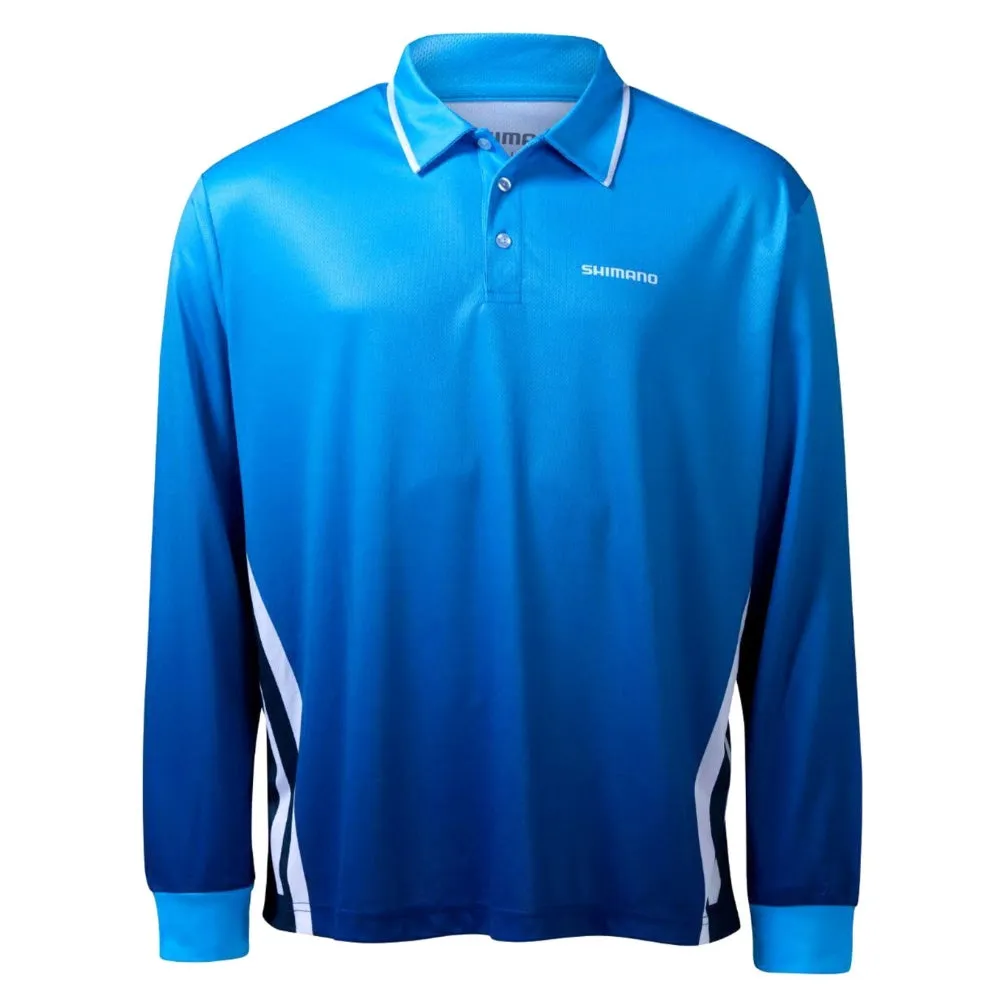 Shimano Cyan Adult Sublimated Long Sleeve Shirt