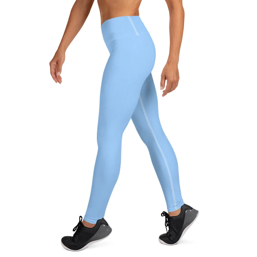 Sky Blue High Waist Leggings