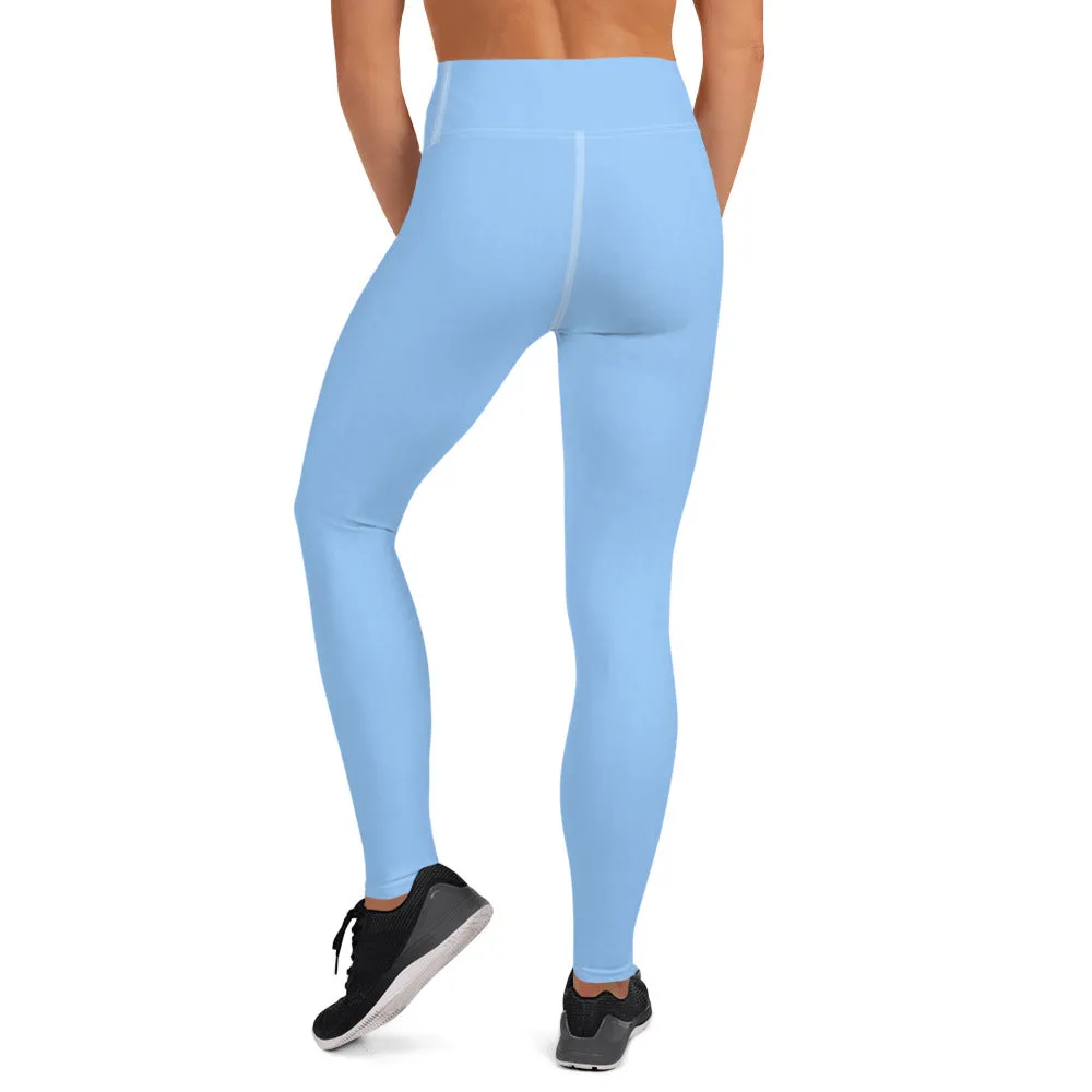 Sky Blue High Waist Leggings