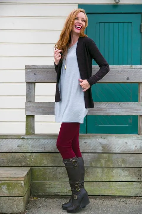 Slimming Fleece Leggings - Plus Size! - 6 Colors!