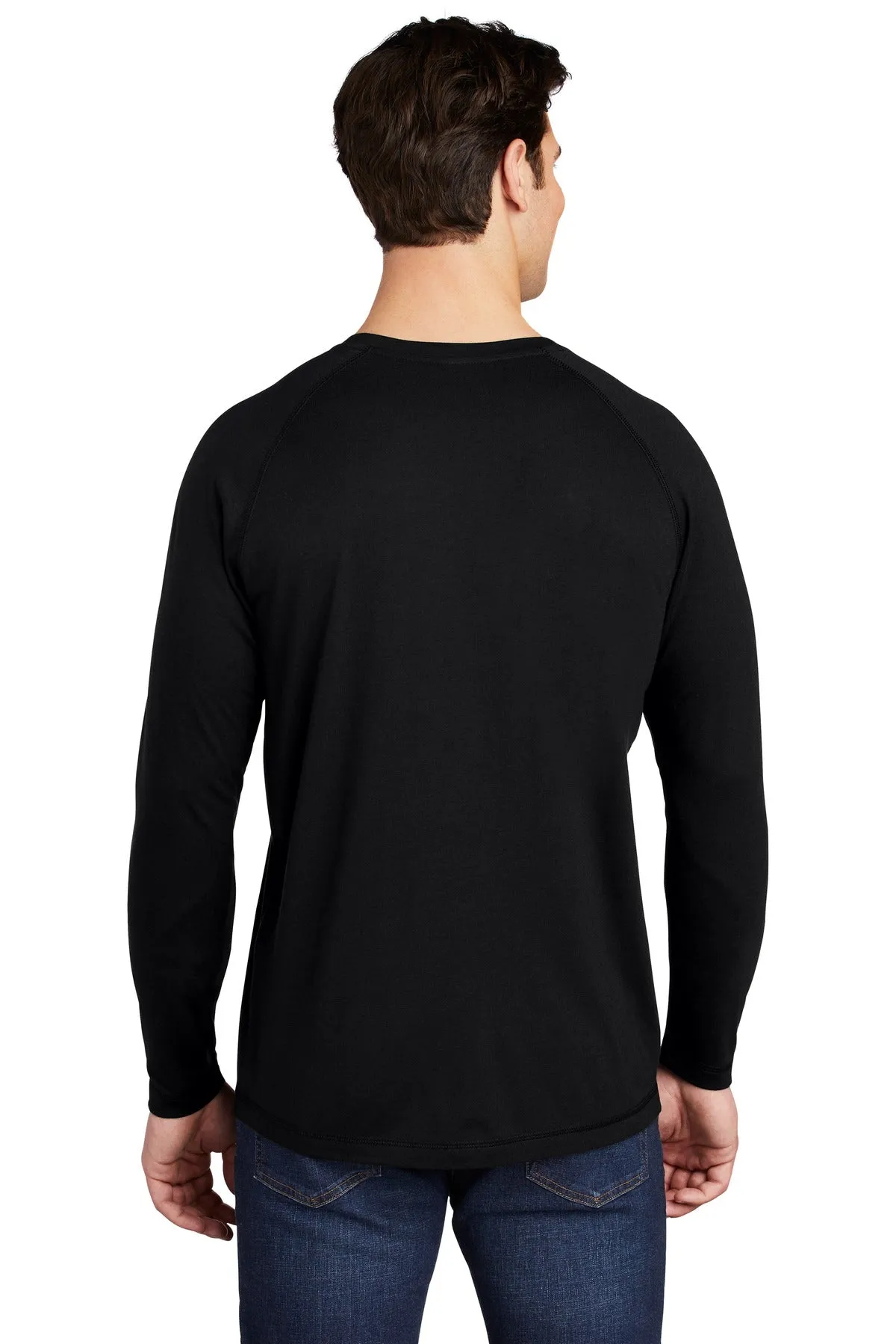 Sport-Tek ® PosiCharge ® Long Sleeve Tri-Blend Wicking Raglan Tee ST400LS