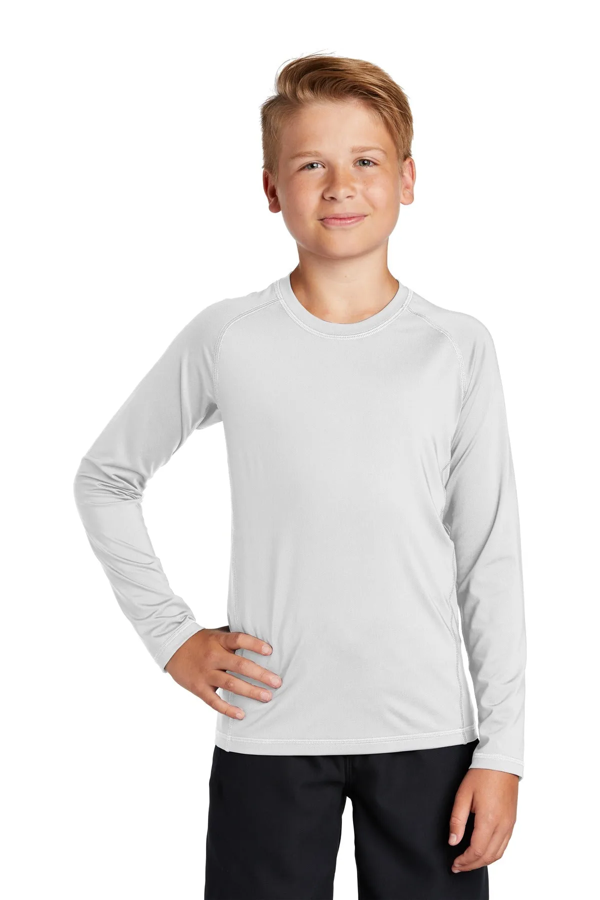 Sport-Tek ® Youth Long Sleeve Rashguard Tee. YST470LS