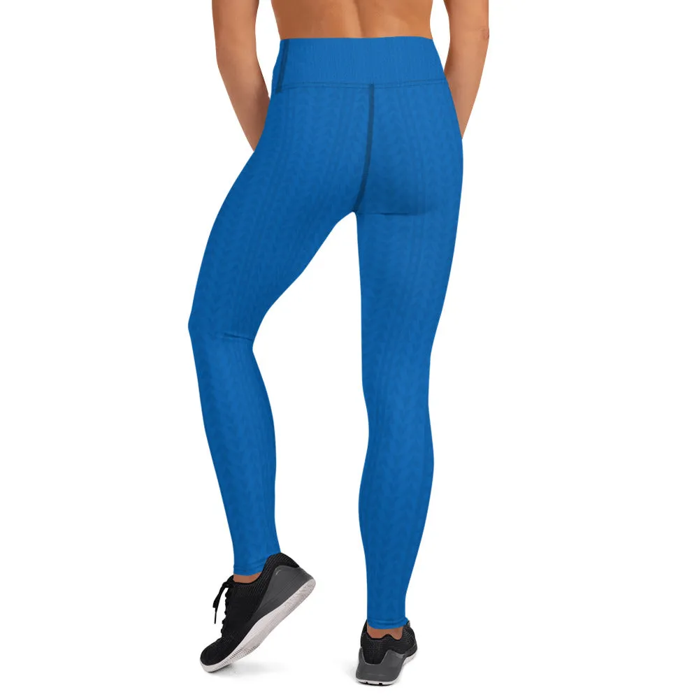 Starfish Blue High Waist Leggings