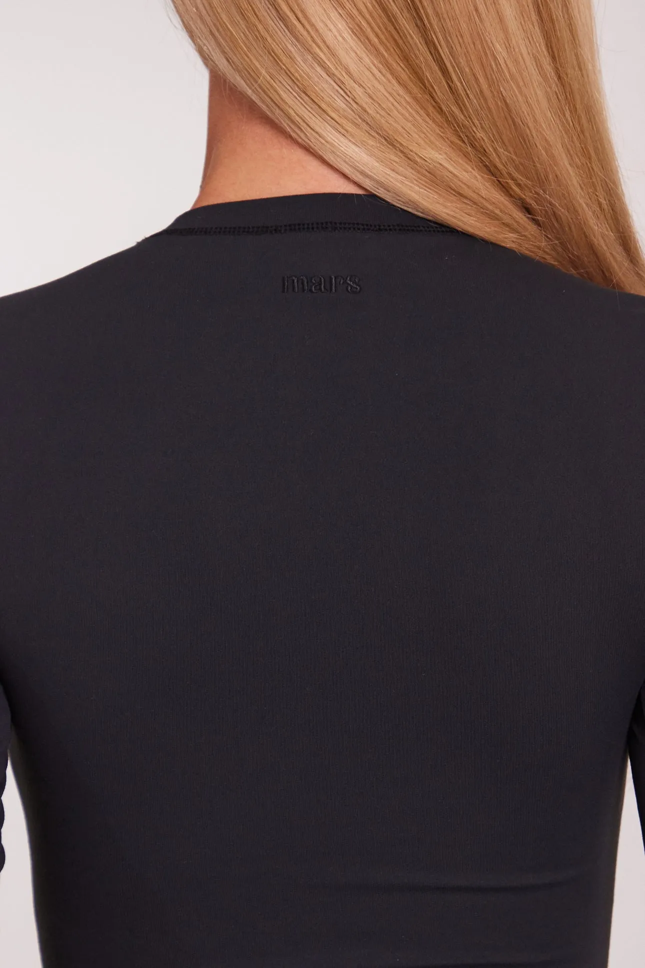 The Sculpt long sleeve tee - Black