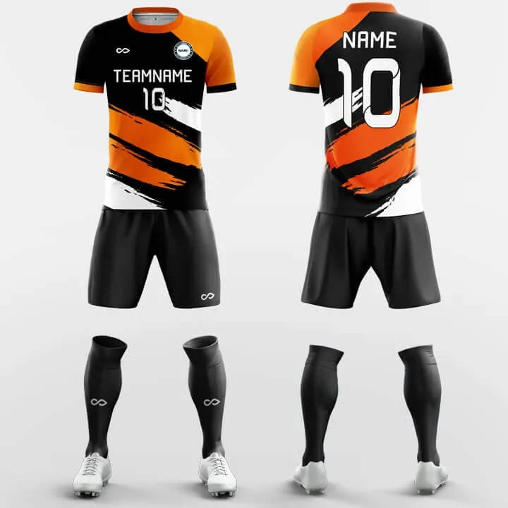 Tiger Pattern-Custom Soccer Jerseys Kit Sublimated Design