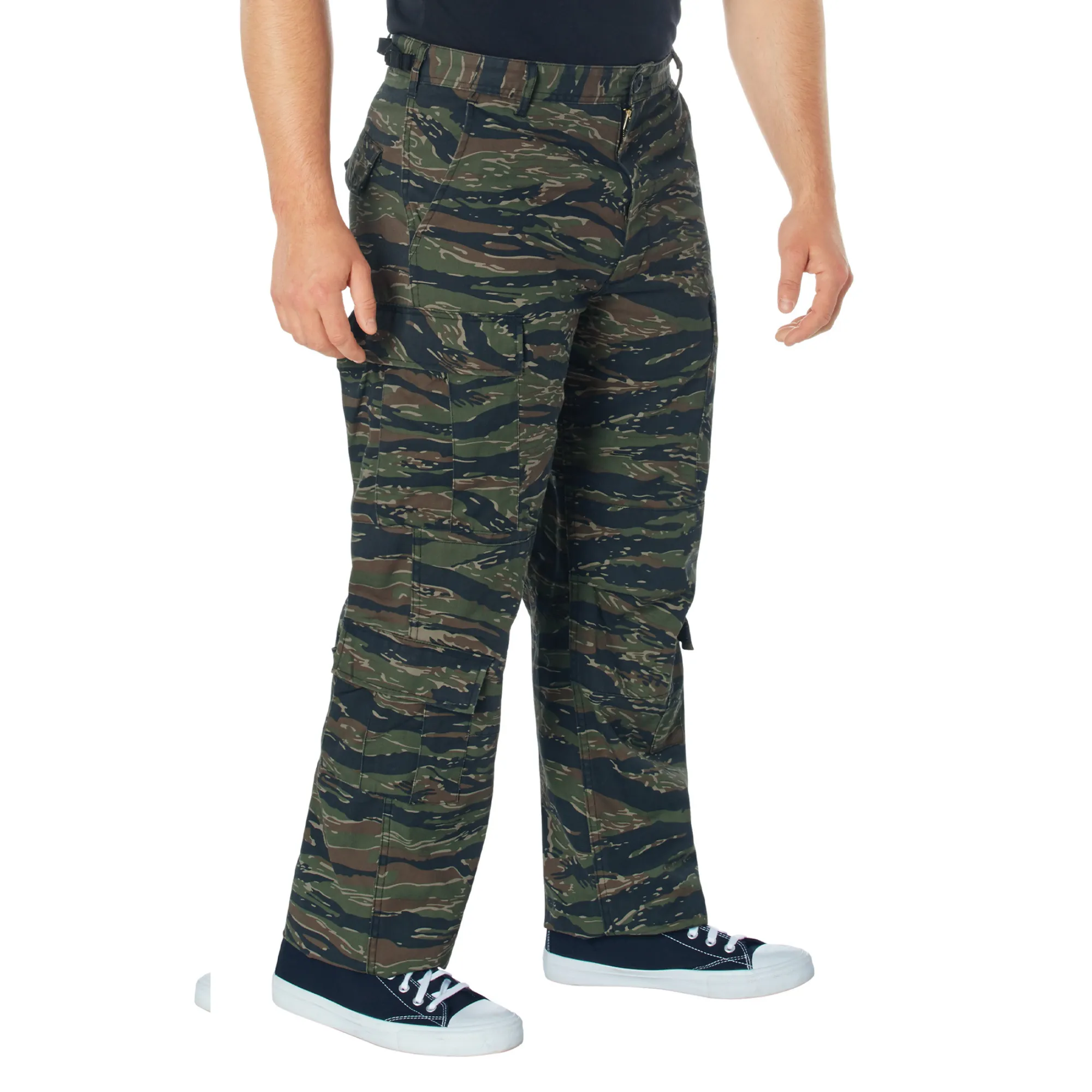 Tiger Stripe Camouflage - Military Vintage Paratrooper Fatigues