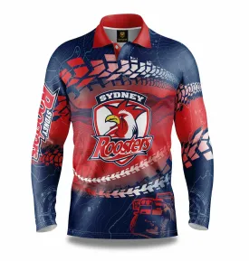 Trax Off Road Camping Shirt NRL Roosters