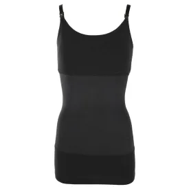 Tummy Shaping Nursing Tank in Black